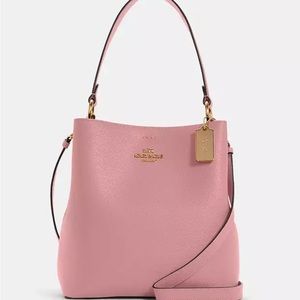 Coach Large Town Bucket Bag Pink/Wine